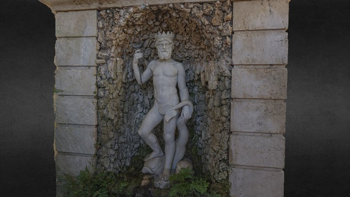 Fountain of Poseidon / Neptune 3D Model