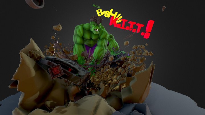 Hulk BASH!!! 3D Model