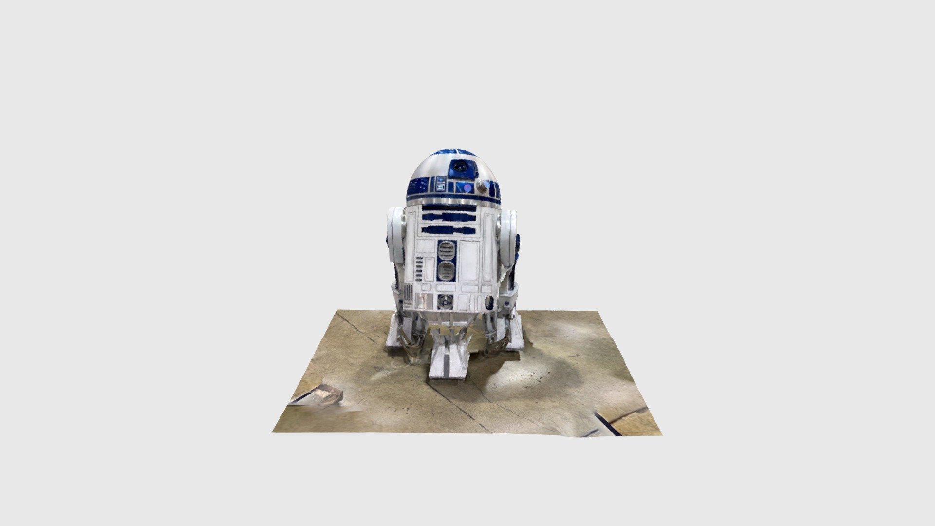 R2D2 lifesize model scan