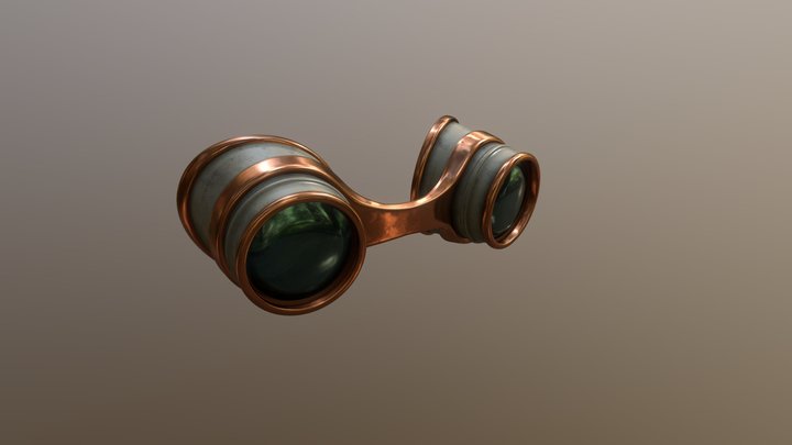 Steam punk goggles 3D Model