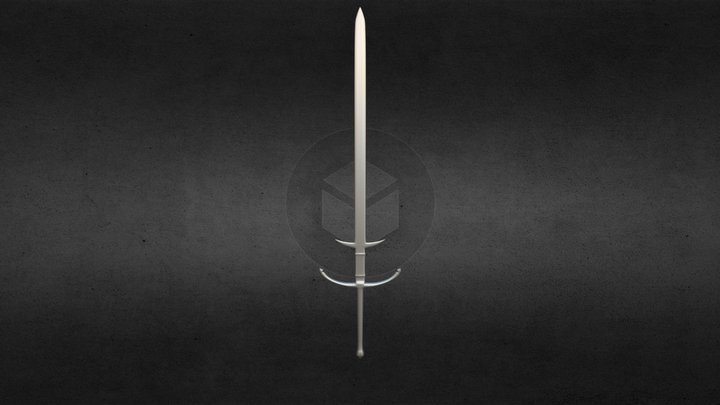 Medieval Sword 3D Model