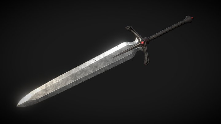 The Black Dragon Great Sword 3D Model