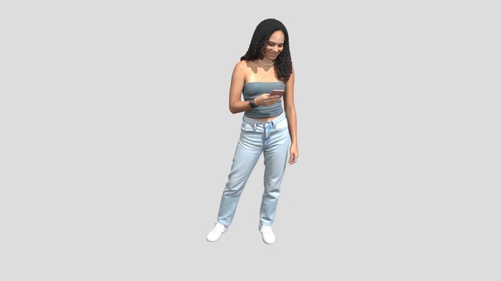 Casual Selfie Moment – Modelo 3D gratuito STL