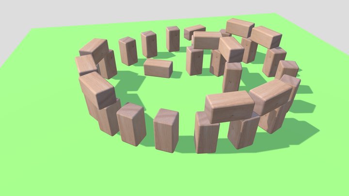 wk5b_unit_block_woodhenge 3D Model