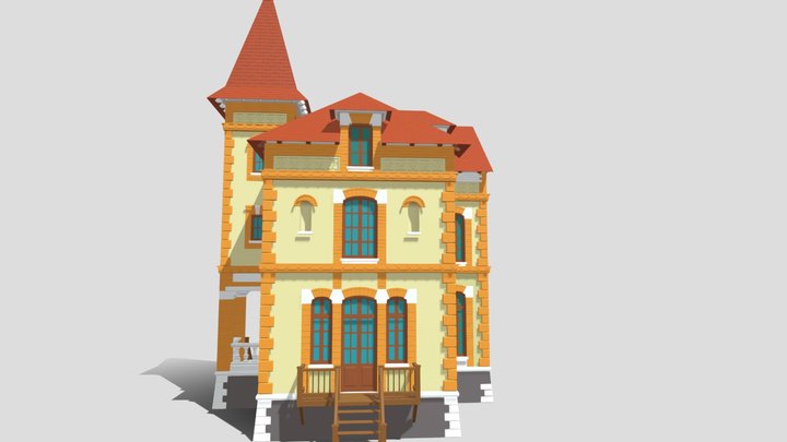 victorian house 3D Model