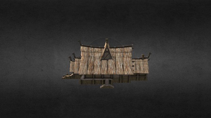 Viking Town Hall 3D Model