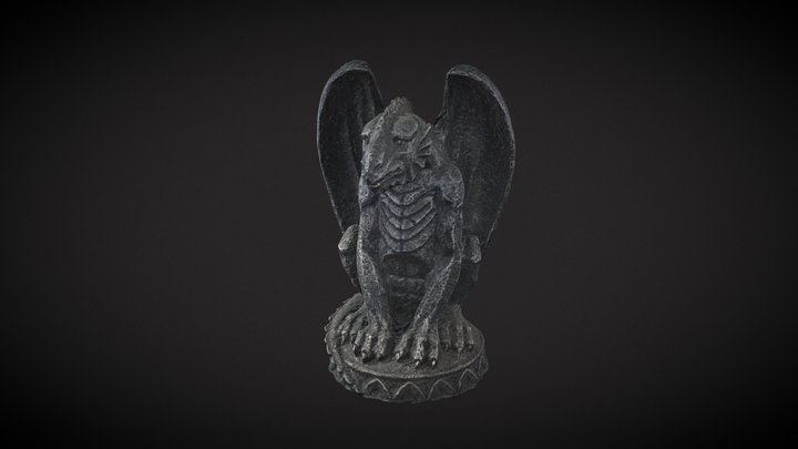 Stone Gargoyle 3D Model