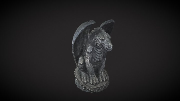 Stone Gargoyle 3D Model