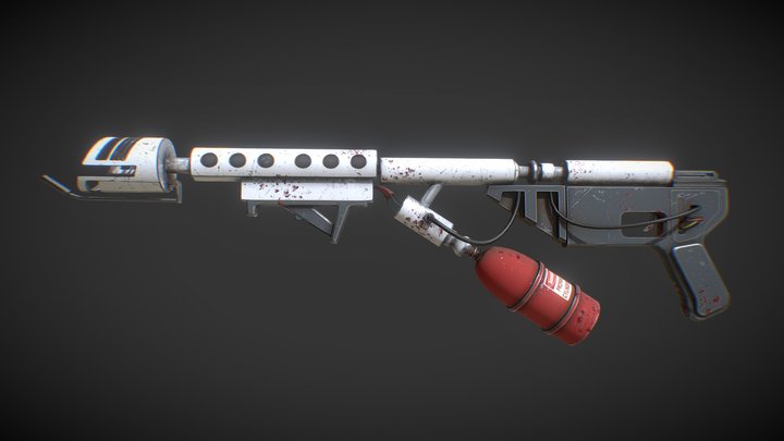 Hold Out: Flamethrower 3D Model