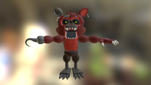 nightmare puppet model (By NighBotGrey) - 3D model by NightBotGrey  (@NightBotGrey) [63a8dd1]