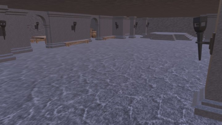 Dungeon1 Sample Room 3D Model