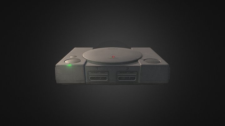 Playstation 1 3D Model