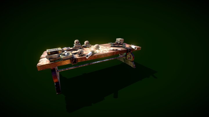 Wizard Table 3D Model