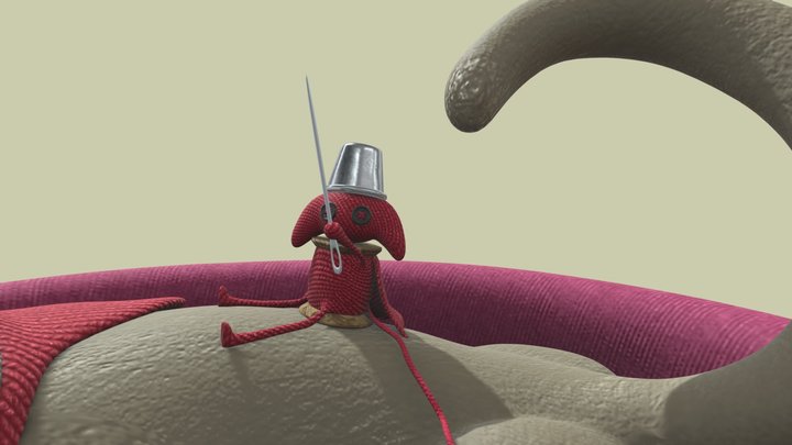 Twine and Whiskers 3D Model