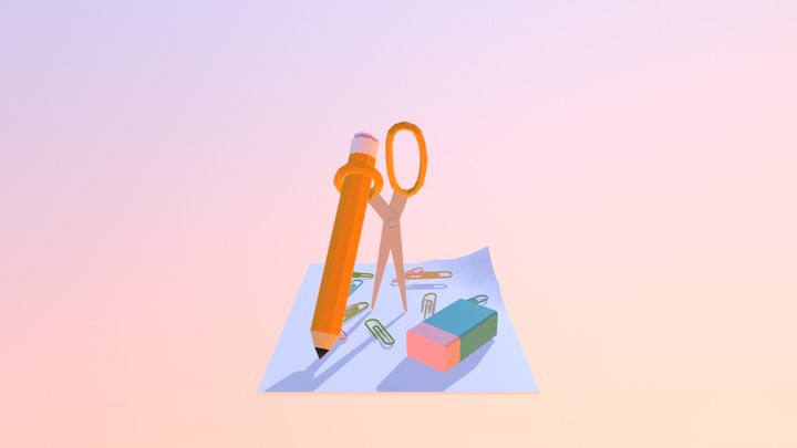 Scissors Remodel 3D Model