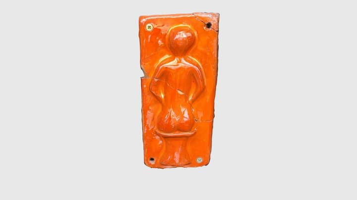 Woman’s toilet sign 3D Model