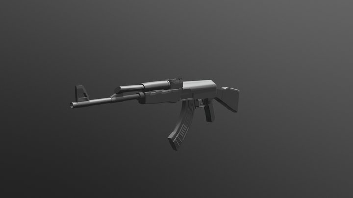 Ak 47 3D Model