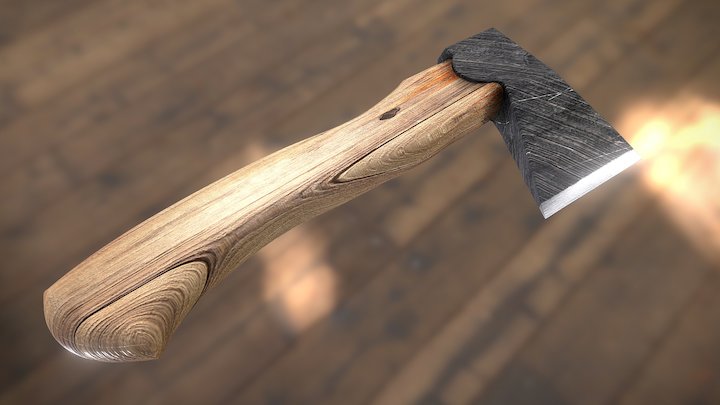 Hatchet Survival Kit 3D Model