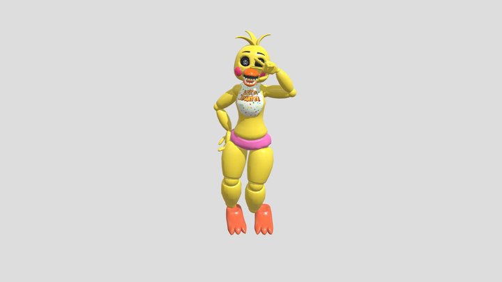 Toy Chica 3D Model