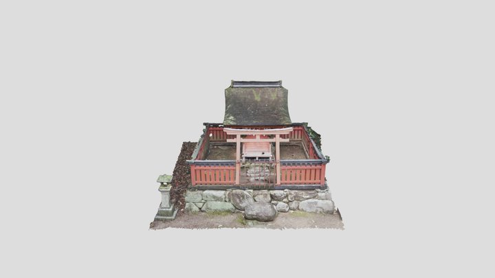 杉之浦神社 3D Model