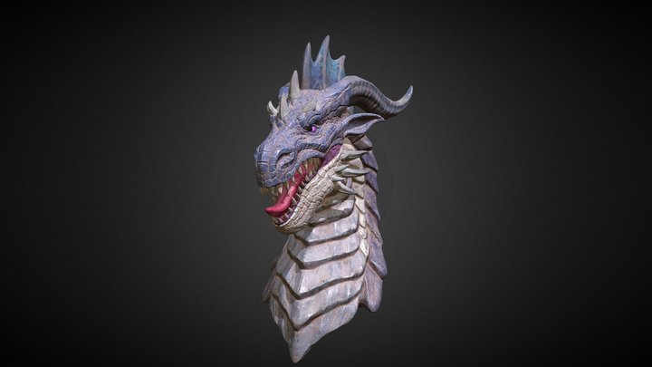dragon head_2 3D Model
