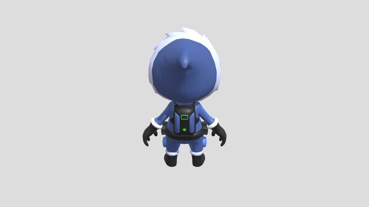 белый поджигатель 3D Model