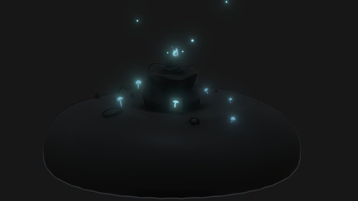 Magic Mushroom Altar – Free 3D Model STL