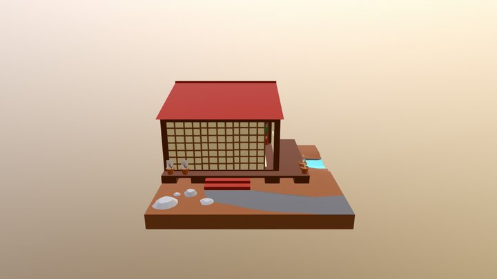 Paper House 3D Model