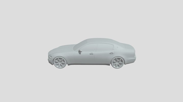 Maserati Quattroporte Sport 2008 for 3D-printing