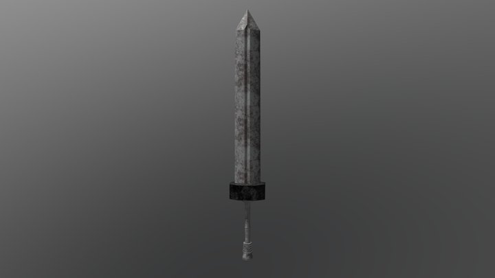 Elden Ring great Sword 3D Model