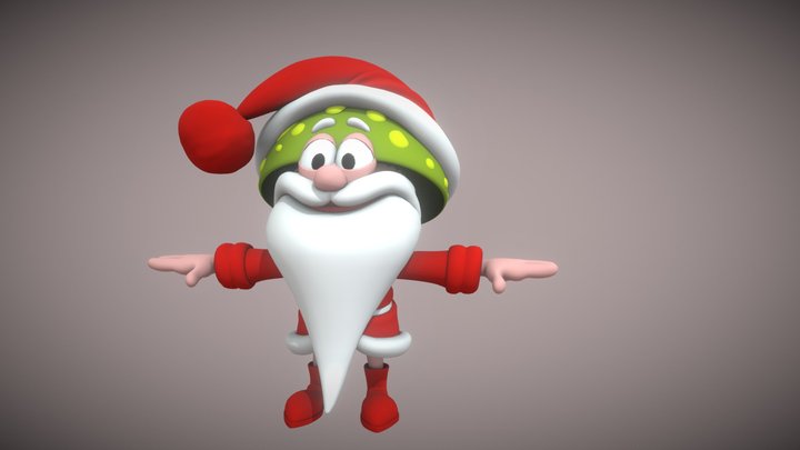 Santa 3D Model