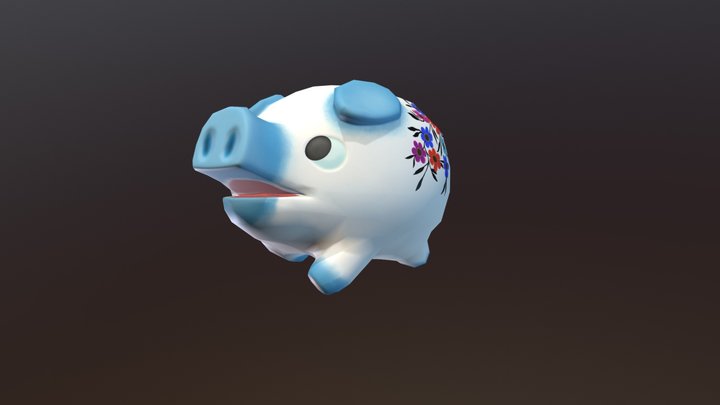Piggy Bank 3D Model