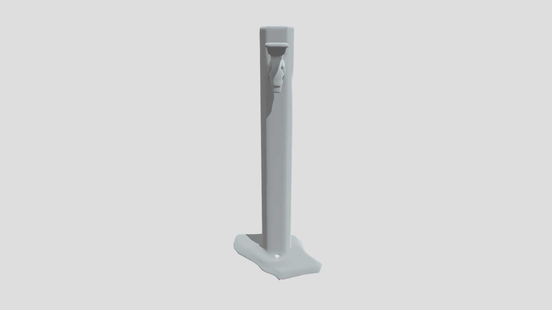 Outdoor dual-tap water post - 3D model by CAD-Forge GmbH (@cad-forge ...