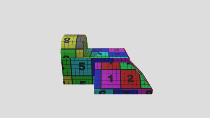 UV Mapped Object 3D Model