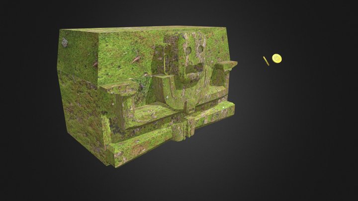 Mayan Treasure Chest 3D Model