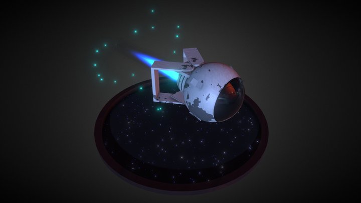 SpaceCapsule 3D Model