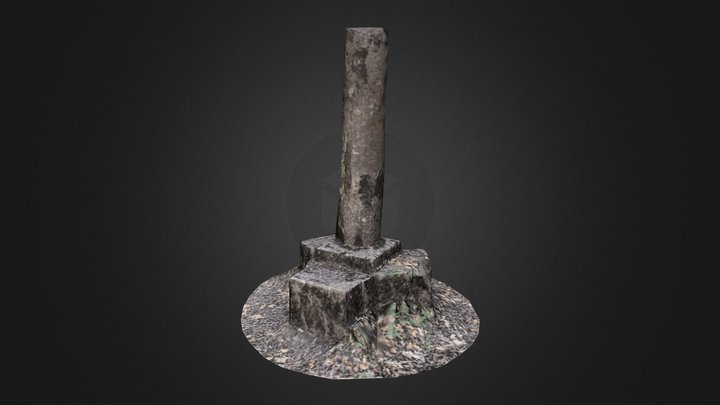 Low Poly Pillar – Modèle 3D gratuit STL