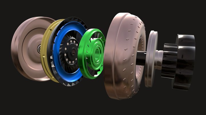 Convertidor de par 3D Model