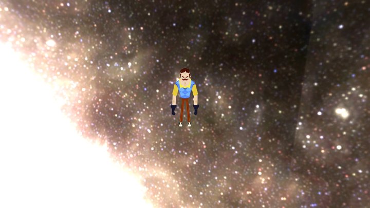 theodore peterson (tv show) rigged 3D Model