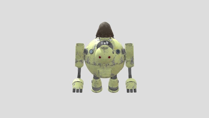 Old Robot 3D Model