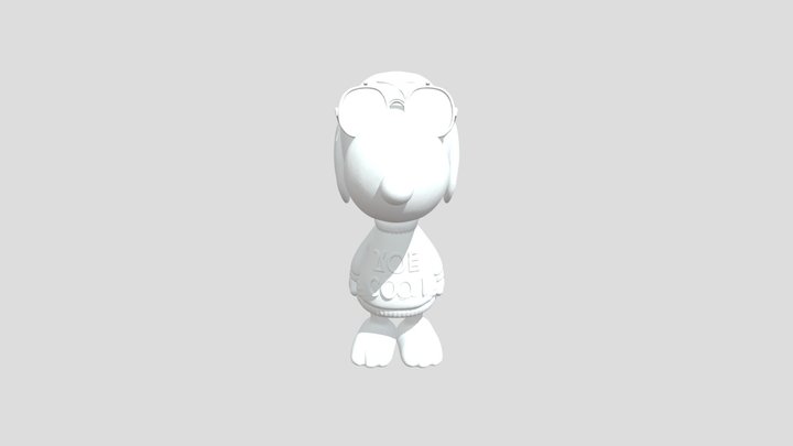 Joe Cool Snoopy 3D Model
