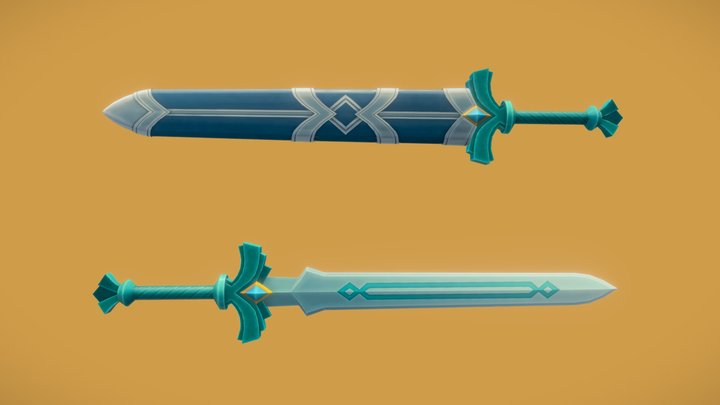 Zelda Goddess Longsword (Skyward Sword) 3D Model