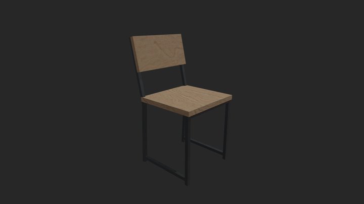 chair_wood 3D Model