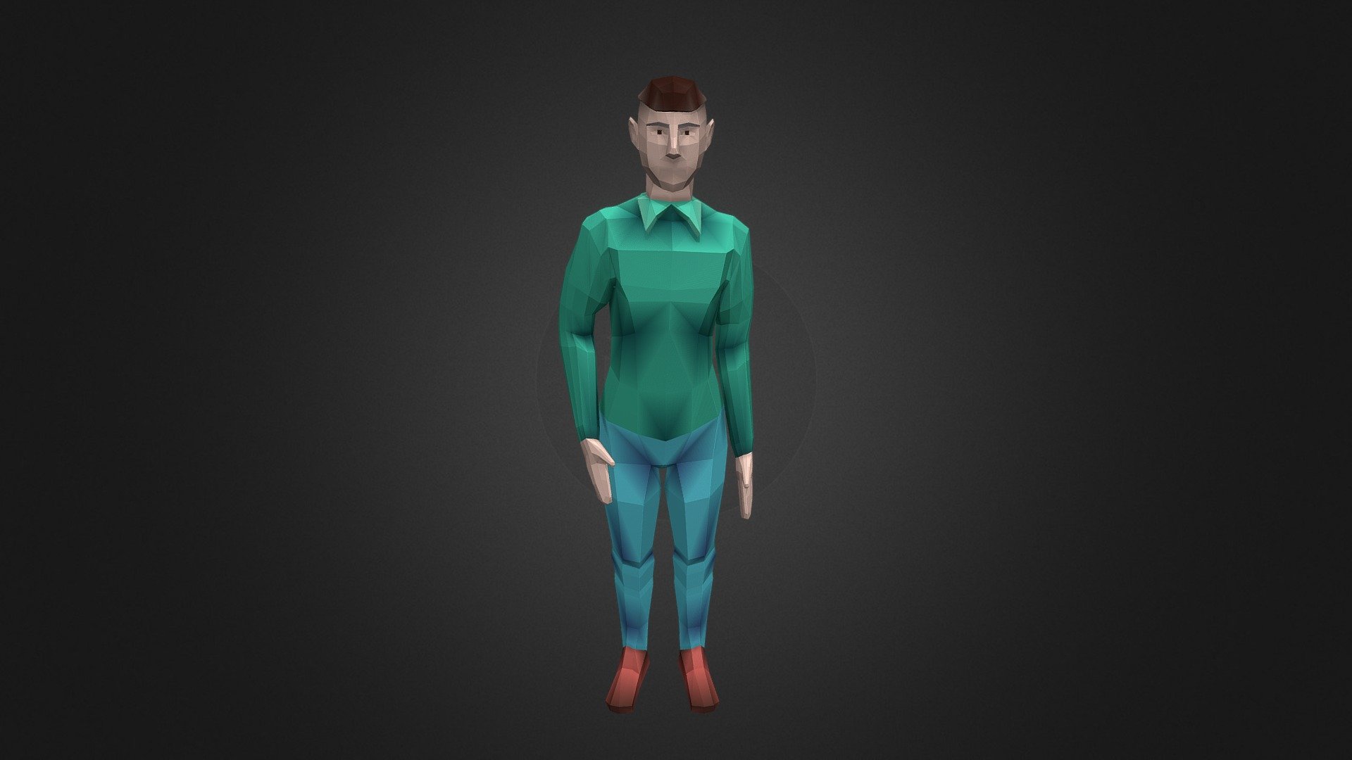 Low Poly Dude - Buy Royalty Free 3D model by Ikon XR (@ikonxr) [43c6327 ...