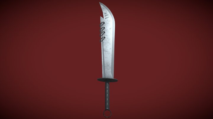 0290 - Full Moon Sword (Metin2) 3D Model