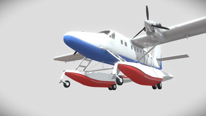 DHC-6-400 3D Model