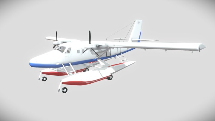 DHC-6-400 3D Model