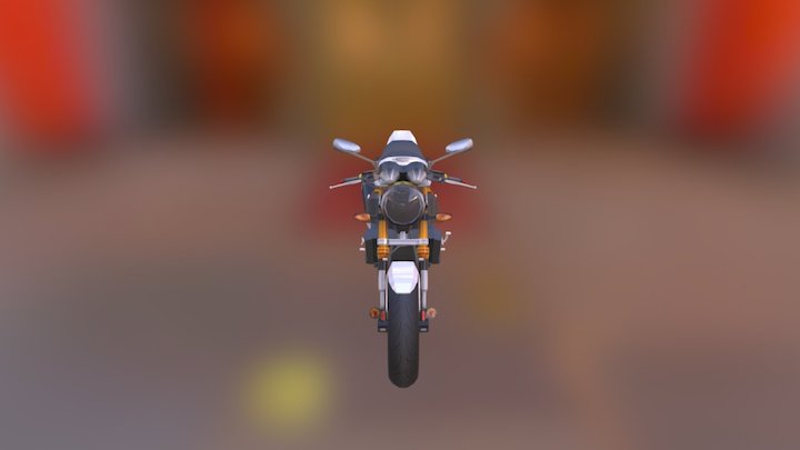 Motor Bike #4 3D Model