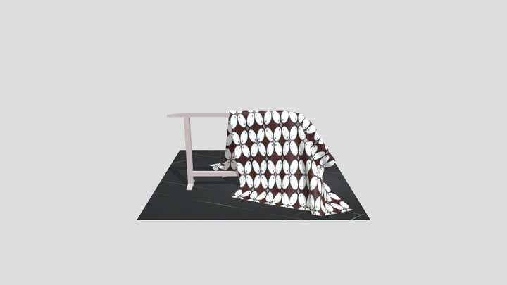 Batik Kawung 3D Model