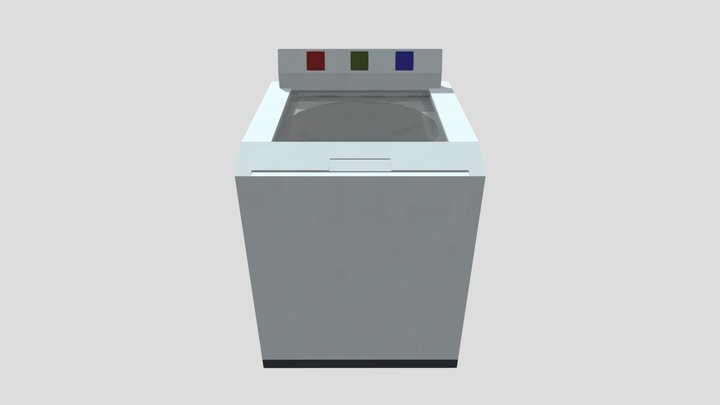 Washing Machine Top Load 3D Model